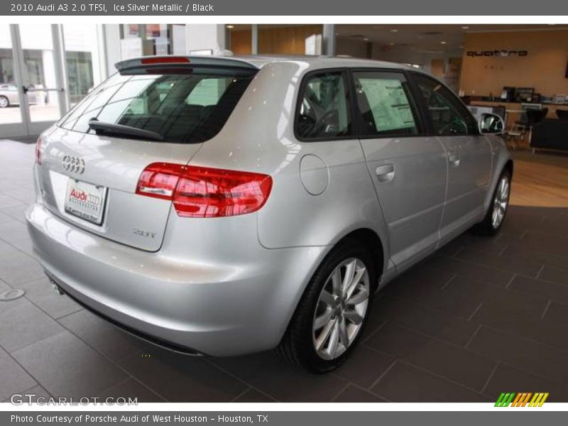 Ice Silver Metallic / Black 2010 Audi A3 2.0 TFSI