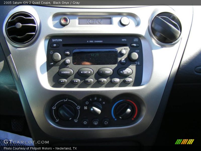 Black Onyx / Gray 2005 Saturn ION 2 Quad Coupe