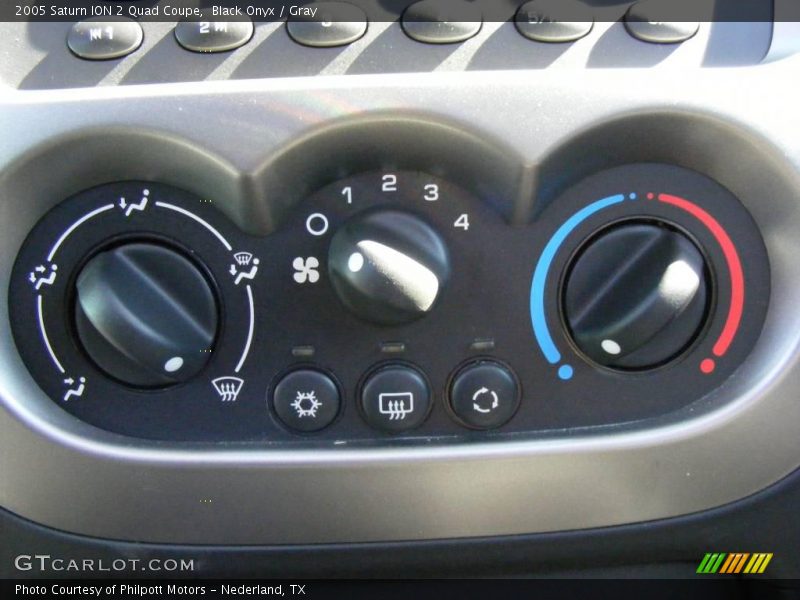Black Onyx / Gray 2005 Saturn ION 2 Quad Coupe