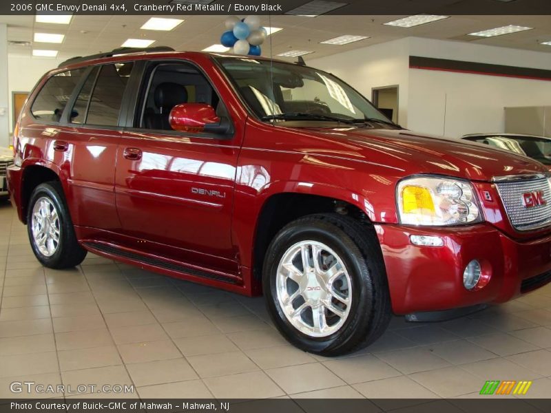 Cranberry Red Metallic / Ebony Black 2006 GMC Envoy Denali 4x4