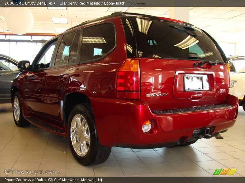 Cranberry Red Metallic / Ebony Black 2006 GMC Envoy Denali 4x4