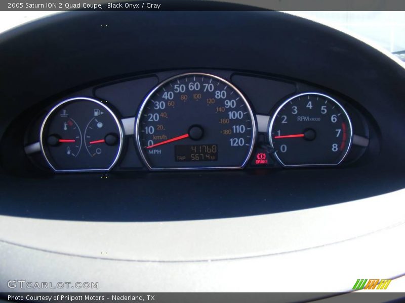 Black Onyx / Gray 2005 Saturn ION 2 Quad Coupe
