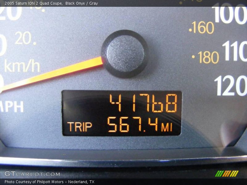 Black Onyx / Gray 2005 Saturn ION 2 Quad Coupe