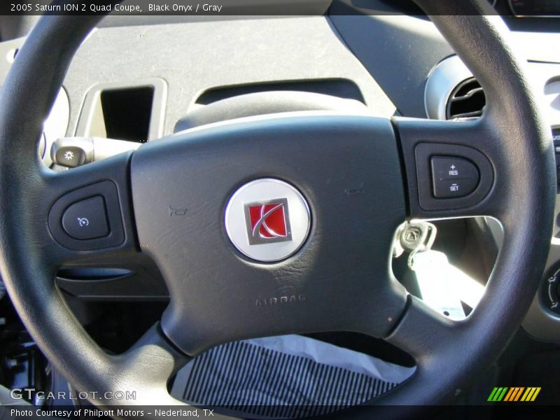 Black Onyx / Gray 2005 Saturn ION 2 Quad Coupe