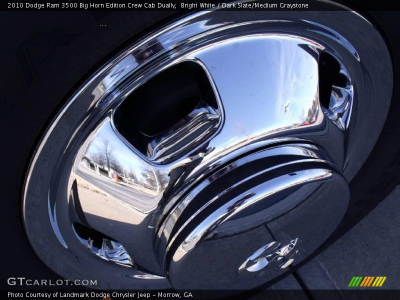 Bright White / Dark Slate/Medium Graystone 2010 Dodge Ram 3500 Big Horn Edition Crew Cab Dually