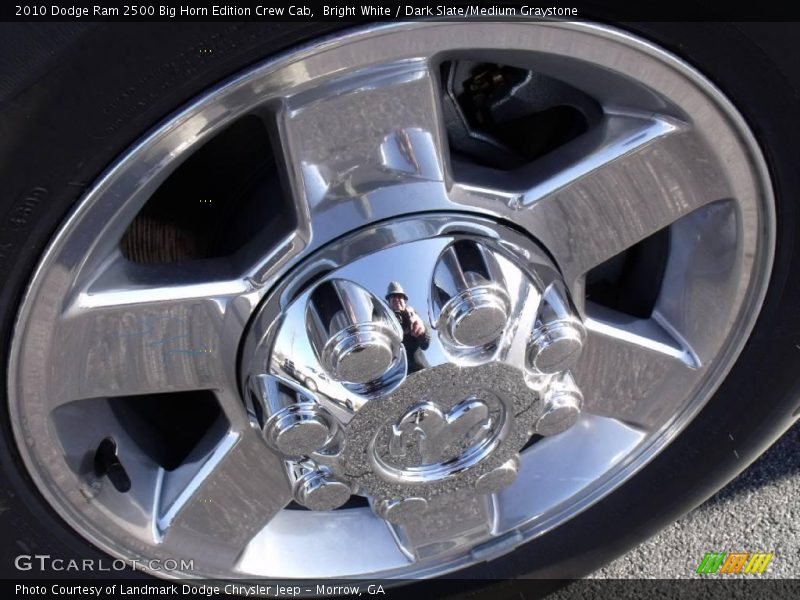 Bright White / Dark Slate/Medium Graystone 2010 Dodge Ram 2500 Big Horn Edition Crew Cab