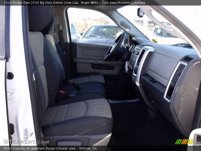 Bright White / Dark Slate/Medium Graystone 2010 Dodge Ram 2500 Big Horn Edition Crew Cab