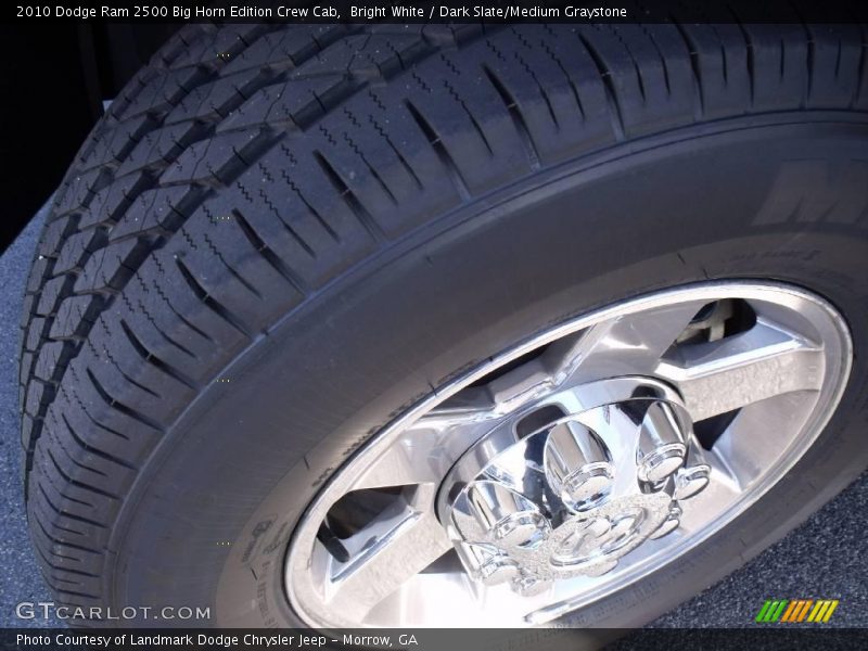 Bright White / Dark Slate/Medium Graystone 2010 Dodge Ram 2500 Big Horn Edition Crew Cab