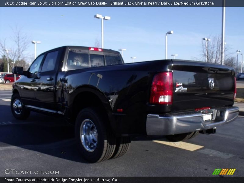 Brilliant Black Crystal Pearl / Dark Slate/Medium Graystone 2010 Dodge Ram 3500 Big Horn Edition Crew Cab Dually