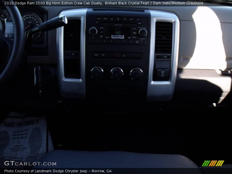 Brilliant Black Crystal Pearl / Dark Slate/Medium Graystone 2010 Dodge Ram 3500 Big Horn Edition Crew Cab Dually
