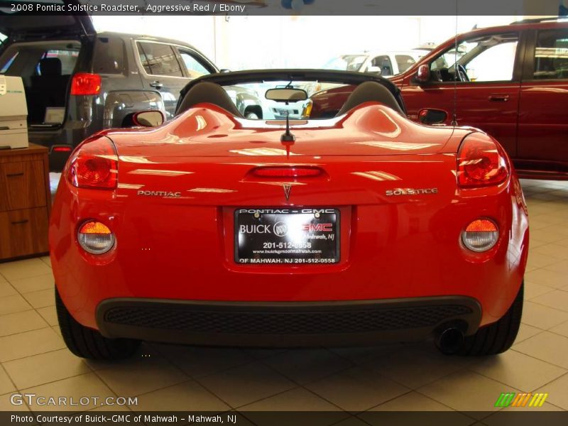 Aggressive Red / Ebony 2008 Pontiac Solstice Roadster