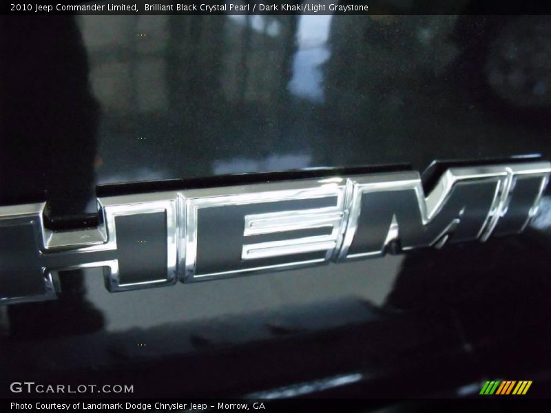 Brilliant Black Crystal Pearl / Dark Khaki/Light Graystone 2010 Jeep Commander Limited
