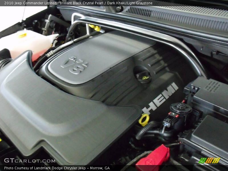 Brilliant Black Crystal Pearl / Dark Khaki/Light Graystone 2010 Jeep Commander Limited