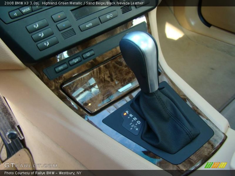 Highland Green Metallic / Sand Beige/Black Nevada Leather 2008 BMW X3 3.0si