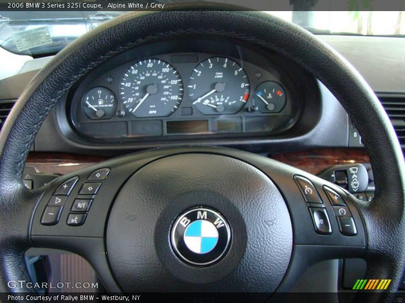 Alpine White / Grey 2006 BMW 3 Series 325i Coupe