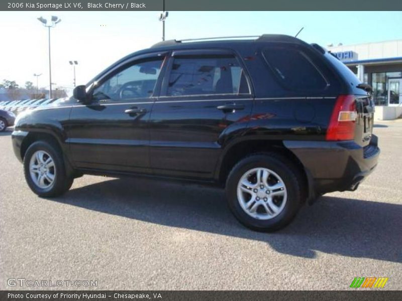 Black Cherry / Black 2006 Kia Sportage LX V6