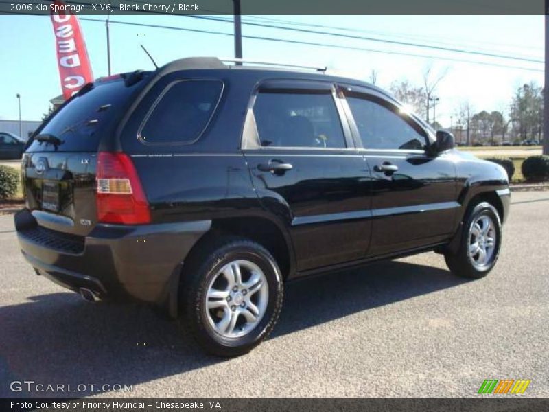Black Cherry / Black 2006 Kia Sportage LX V6