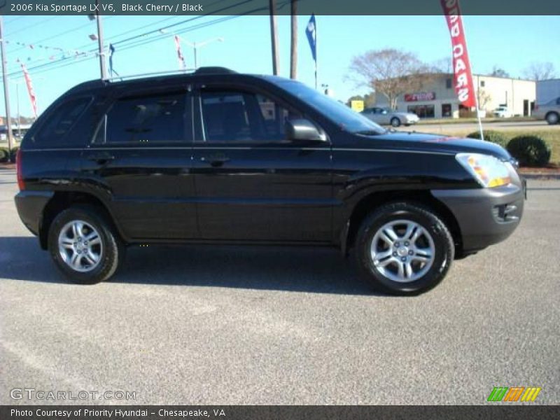 Black Cherry / Black 2006 Kia Sportage LX V6