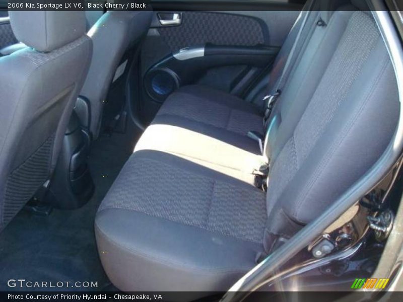 Black Cherry / Black 2006 Kia Sportage LX V6