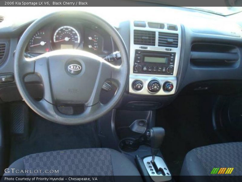 Black Cherry / Black 2006 Kia Sportage LX V6