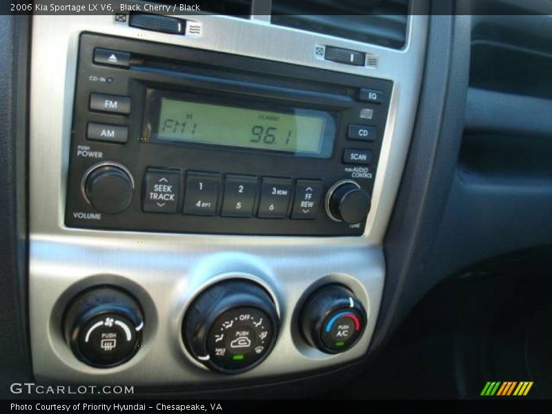 Black Cherry / Black 2006 Kia Sportage LX V6