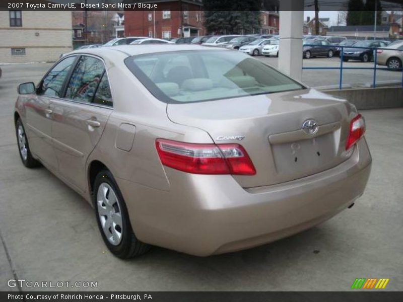 Desert Sand Mica / Bisque 2007 Toyota Camry LE