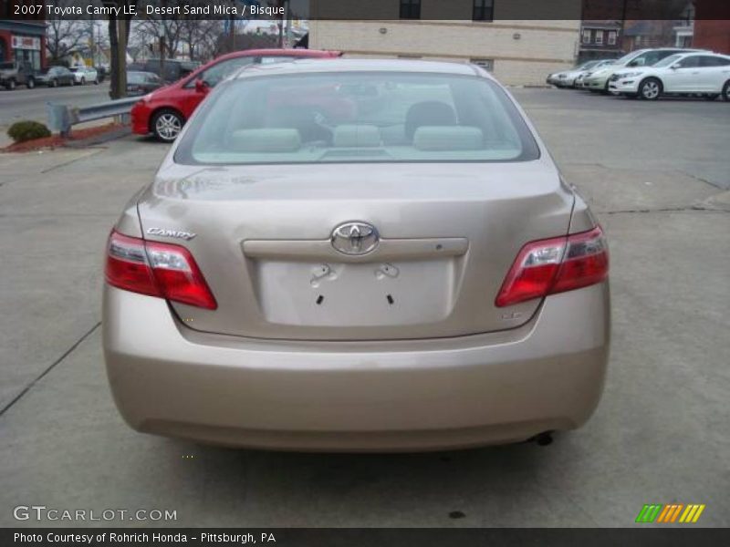 Desert Sand Mica / Bisque 2007 Toyota Camry LE
