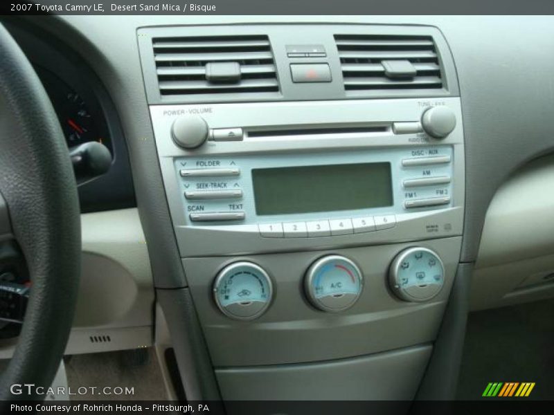 Desert Sand Mica / Bisque 2007 Toyota Camry LE