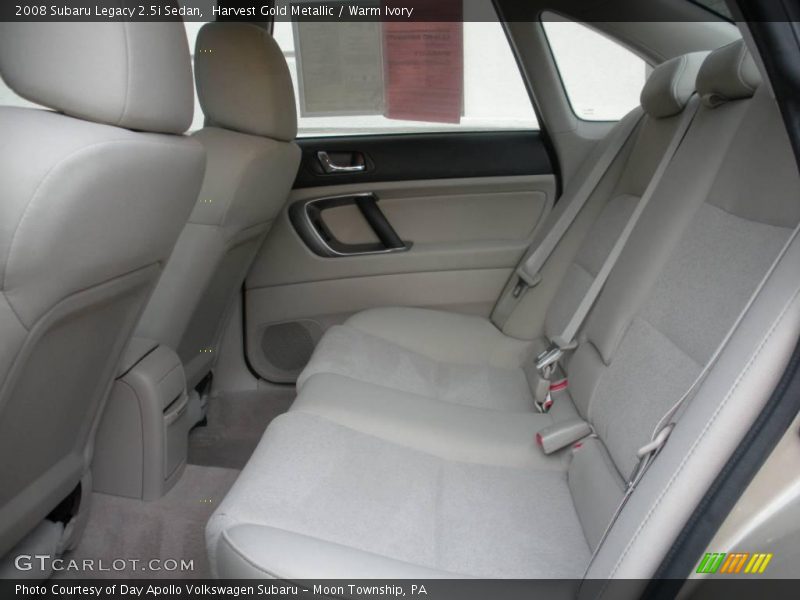 Harvest Gold Metallic / Warm Ivory 2008 Subaru Legacy 2.5i Sedan