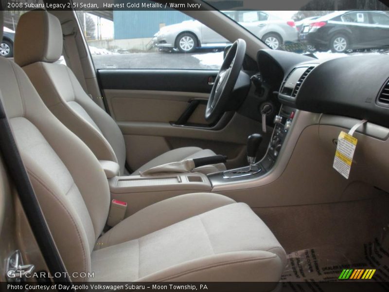 Harvest Gold Metallic / Warm Ivory 2008 Subaru Legacy 2.5i Sedan