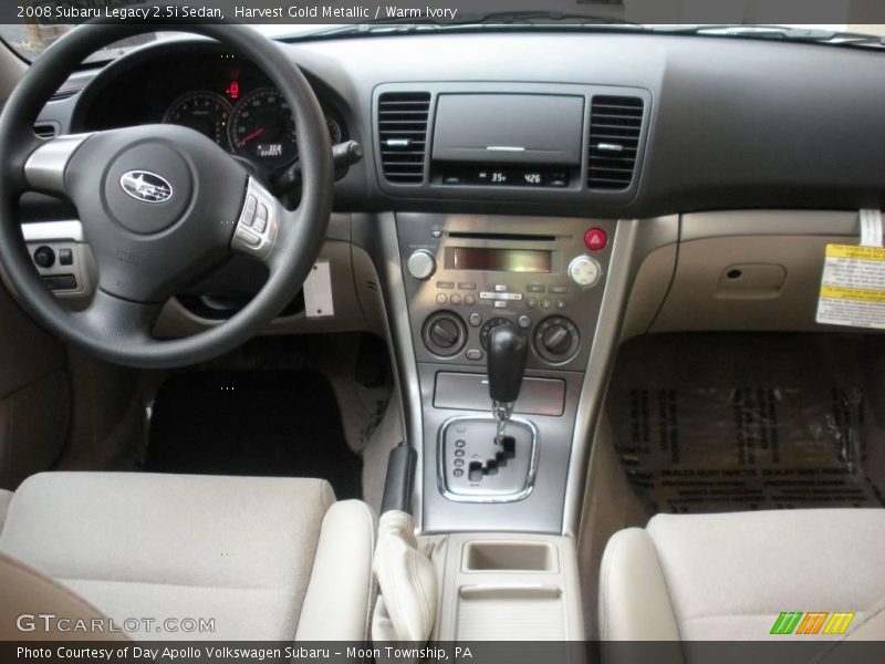 Harvest Gold Metallic / Warm Ivory 2008 Subaru Legacy 2.5i Sedan