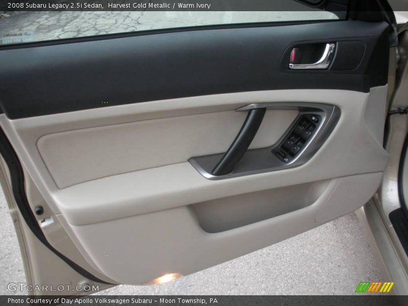 Harvest Gold Metallic / Warm Ivory 2008 Subaru Legacy 2.5i Sedan