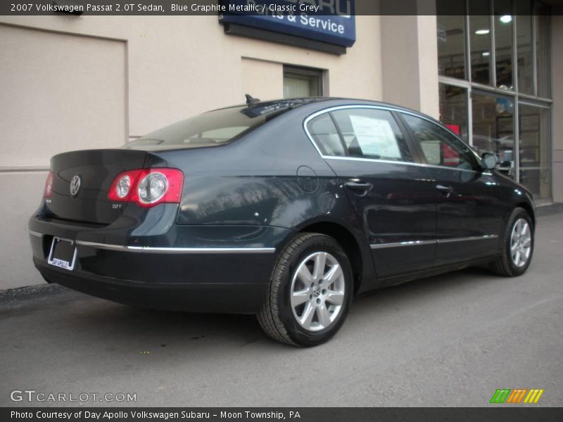 Blue Graphite Metallic / Classic Grey 2007 Volkswagen Passat 2.0T Sedan