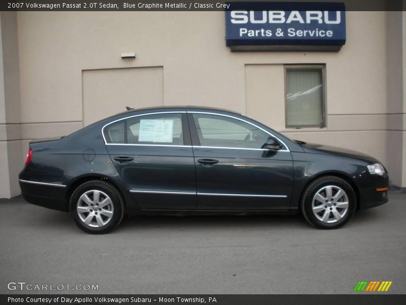 Blue Graphite Metallic / Classic Grey 2007 Volkswagen Passat 2.0T Sedan