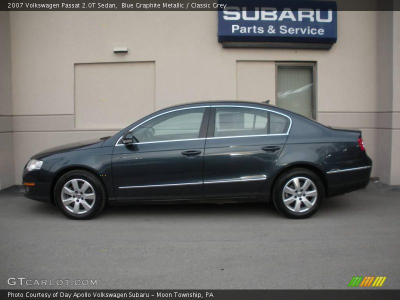 Blue Graphite Metallic / Classic Grey 2007 Volkswagen Passat 2.0T Sedan