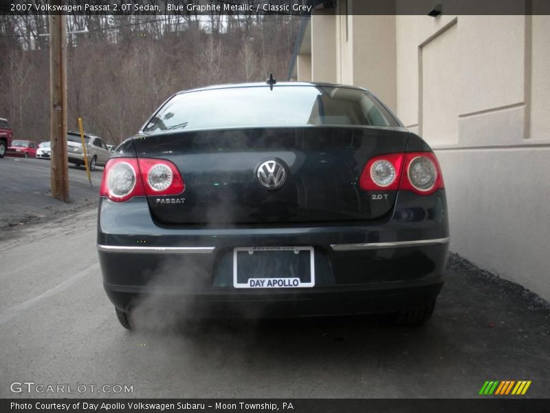 Blue Graphite Metallic / Classic Grey 2007 Volkswagen Passat 2.0T Sedan