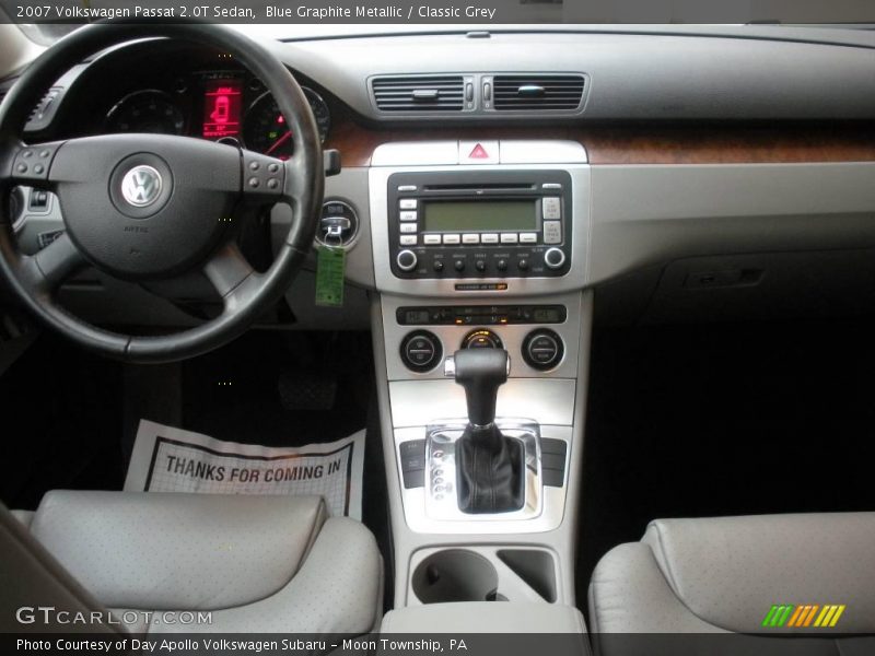Blue Graphite Metallic / Classic Grey 2007 Volkswagen Passat 2.0T Sedan