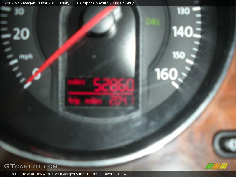 Blue Graphite Metallic / Classic Grey 2007 Volkswagen Passat 2.0T Sedan