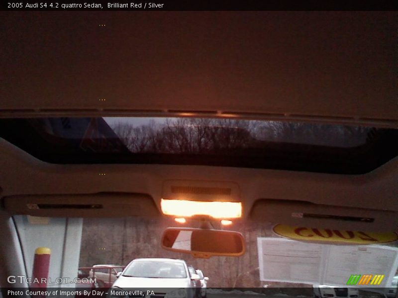 Brilliant Red / Silver 2005 Audi S4 4.2 quattro Sedan