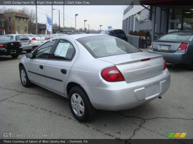 Bright Silver Metallic / Dark Slate Gray 2005 Dodge Neon SE