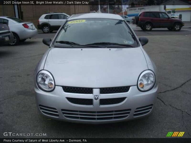 Bright Silver Metallic / Dark Slate Gray 2005 Dodge Neon SE