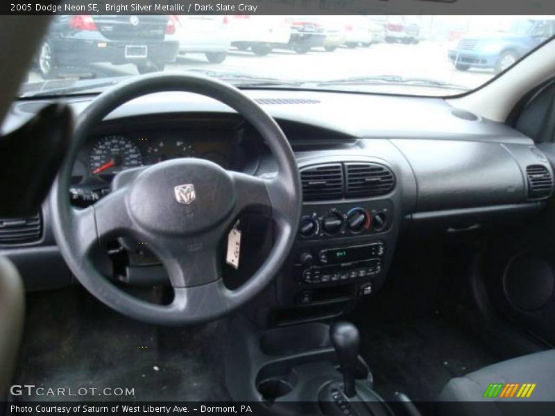 Bright Silver Metallic / Dark Slate Gray 2005 Dodge Neon SE
