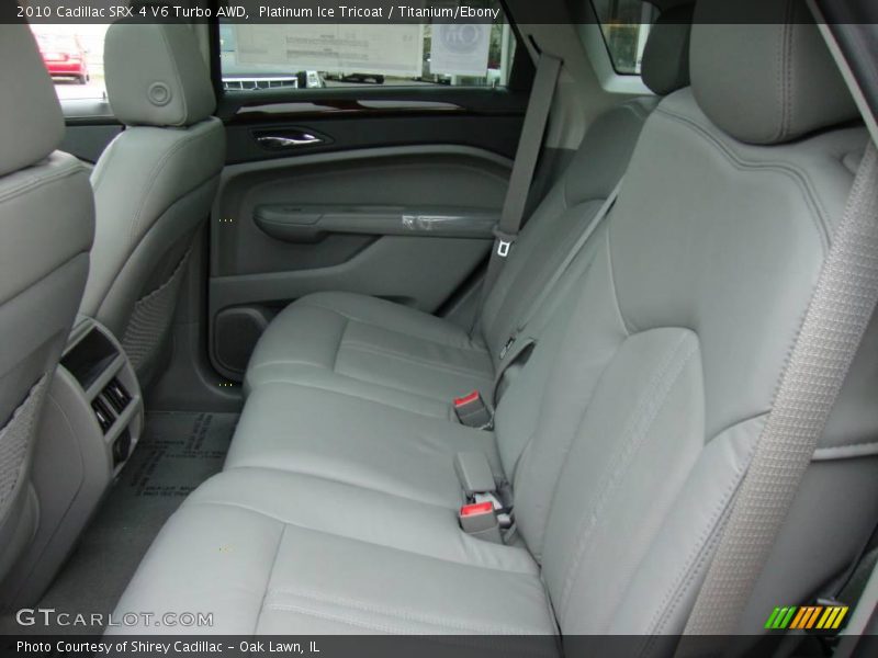 Platinum Ice Tricoat / Titanium/Ebony 2010 Cadillac SRX 4 V6 Turbo AWD