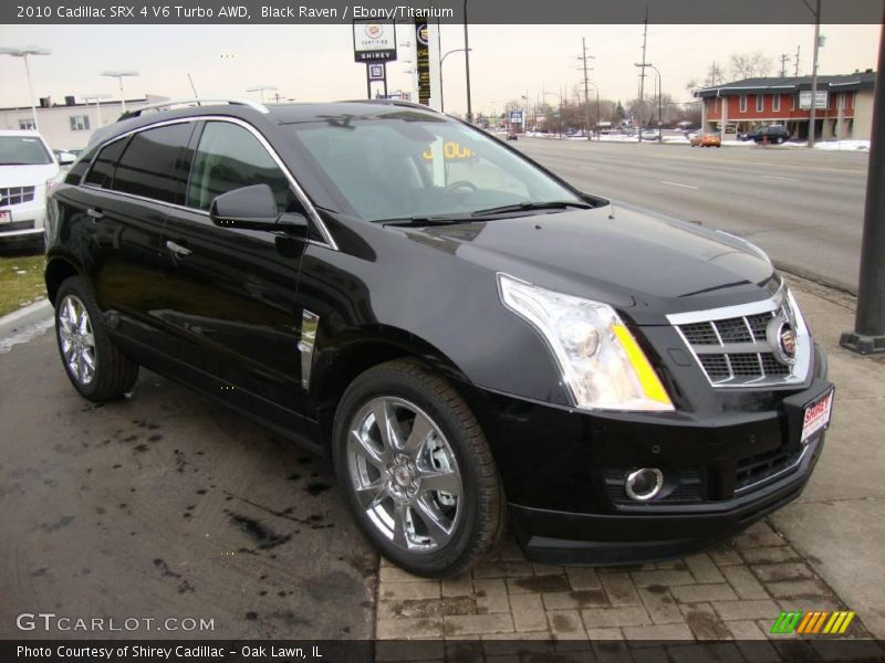 Black Raven / Ebony/Titanium 2010 Cadillac SRX 4 V6 Turbo AWD