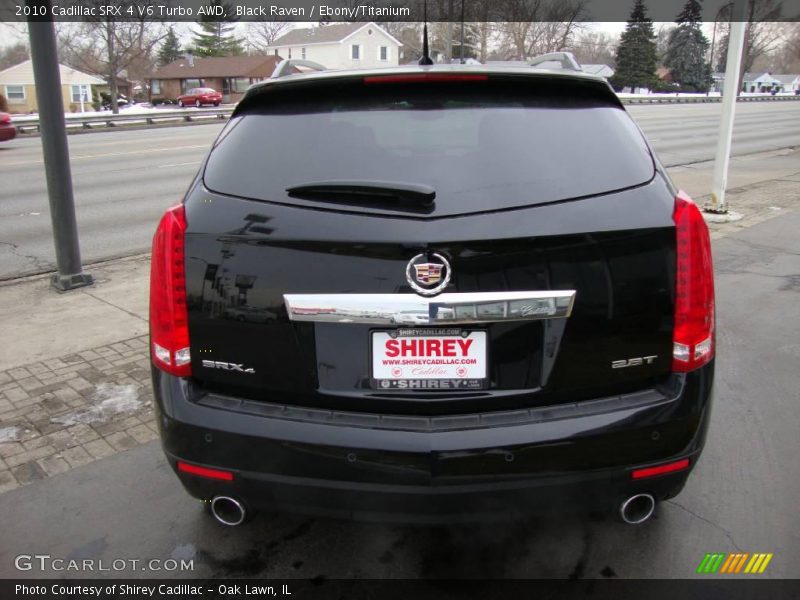 Black Raven / Ebony/Titanium 2010 Cadillac SRX 4 V6 Turbo AWD