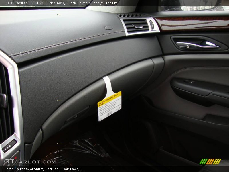 Black Raven / Ebony/Titanium 2010 Cadillac SRX 4 V6 Turbo AWD