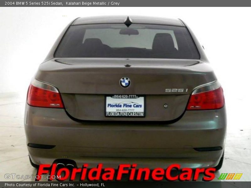 Kalahari Beige Metallic / Grey 2004 BMW 5 Series 525i Sedan