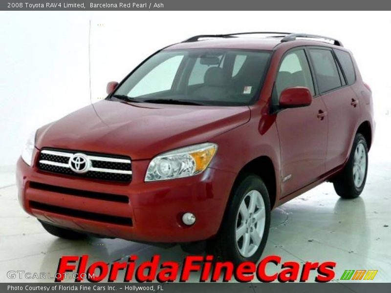 Barcelona Red Pearl / Ash 2008 Toyota RAV4 Limited