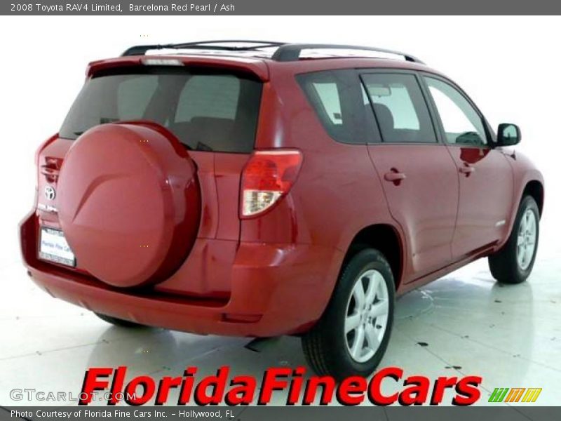 Barcelona Red Pearl / Ash 2008 Toyota RAV4 Limited