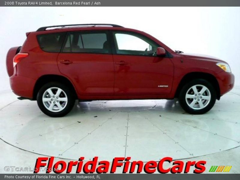 Barcelona Red Pearl / Ash 2008 Toyota RAV4 Limited